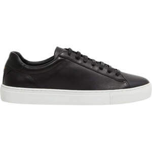 REISS FINLEY Leather Low Top Trainers